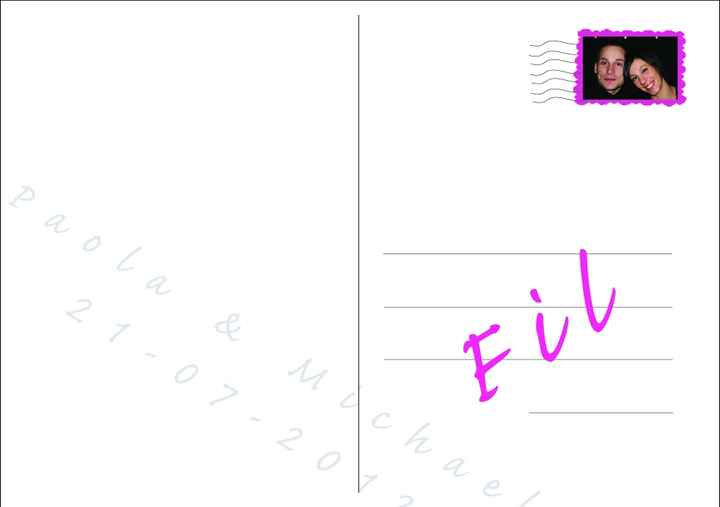 segnaposto - prova 1 retro