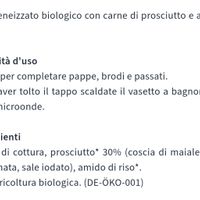 Omogenizzato al prosciutto - 1