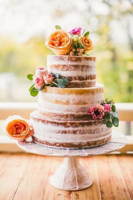 Cake nude (molto di tendenza negli ultimi matrimoni)
