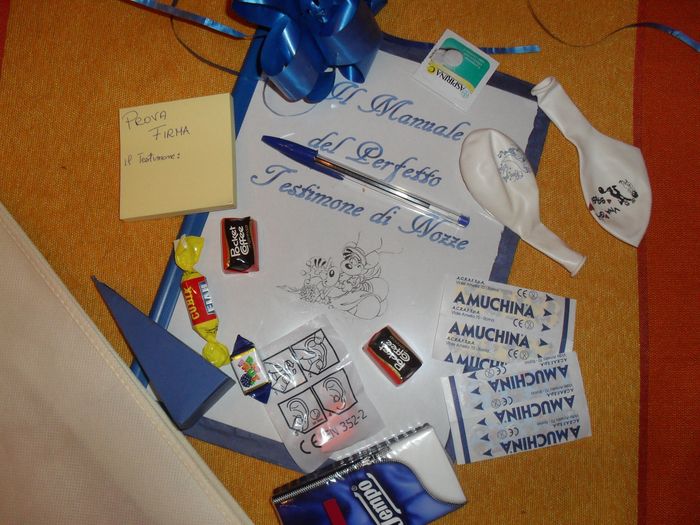 kit  perfetta/o testimone