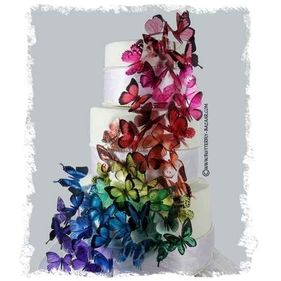 farfalle 3d per torta