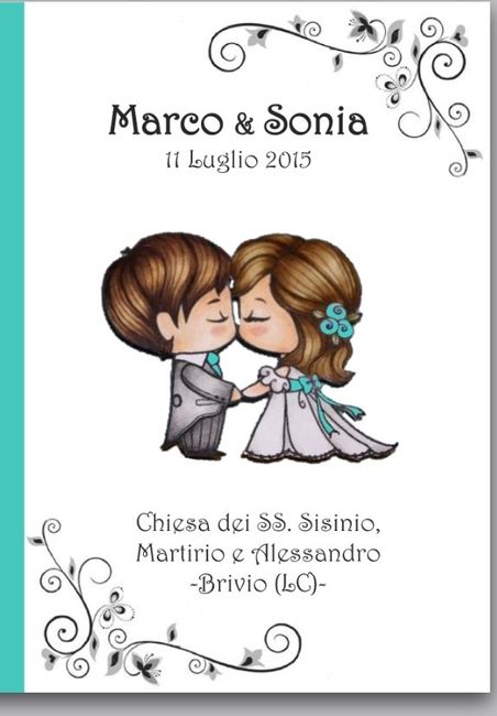 Bozza copertina libretto messa