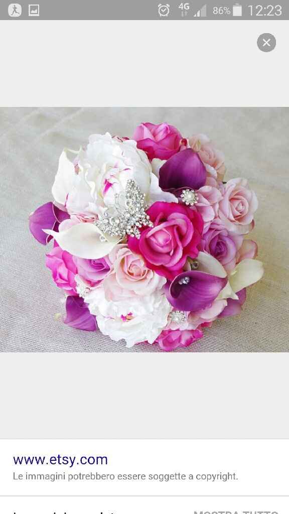 Bouquet ( torta e damigelle) lilla o fucsia? - 2