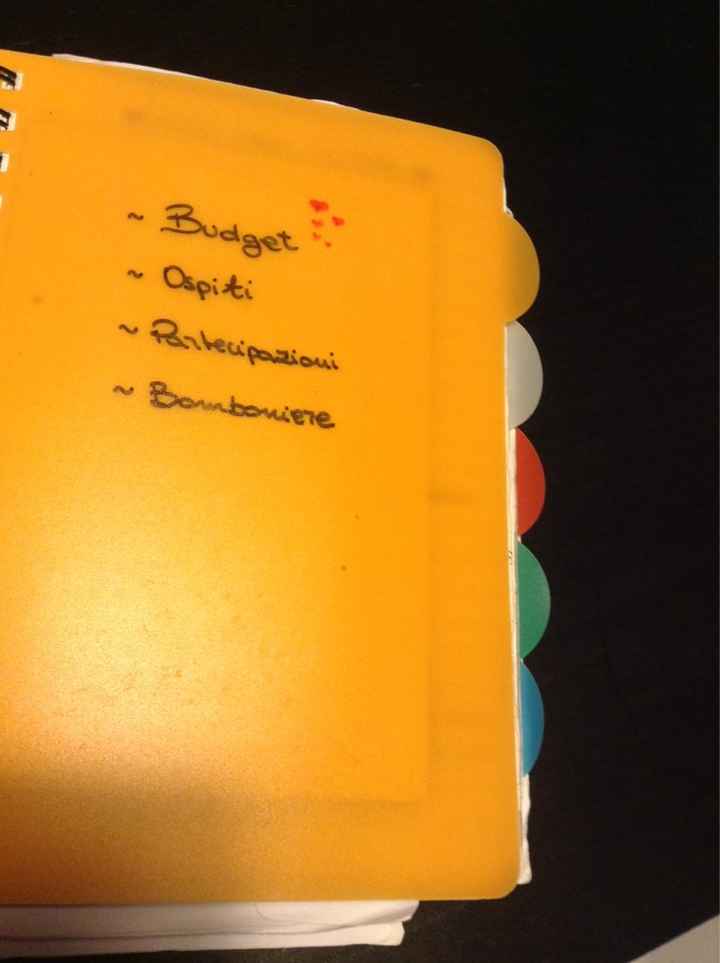 La mia agenda del matrimonio...e voi dove annotate tutta l'organizzazione? - 1