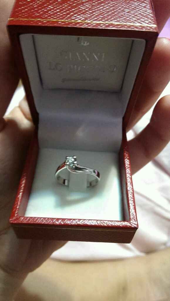 La vostra proposta di matrimonio, l'anello? - 1