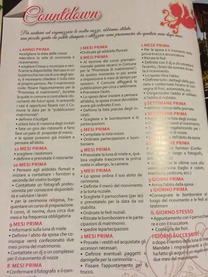 Countdown: come organizzare il matrimonio, passo dopo passo! - 1