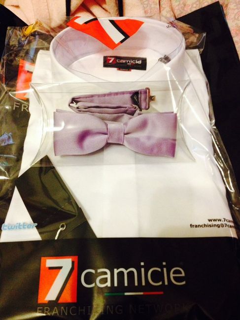 Gemelli papillon e camicia presi! - 2