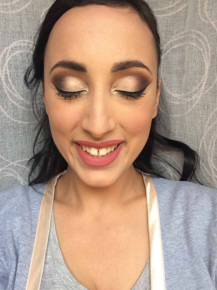 Prima prova trucco👁👄💄 - 5