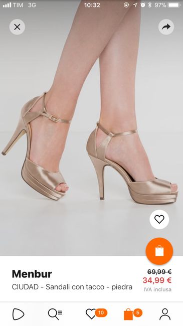 Sandali raso color champagne-cipria 2