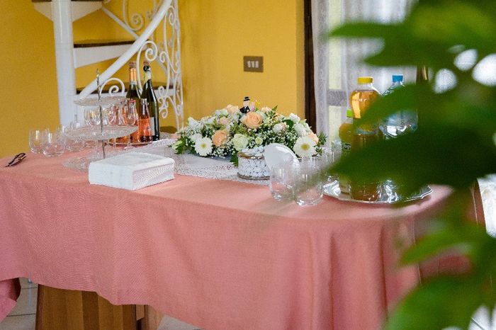 a casa della sposa tavolata