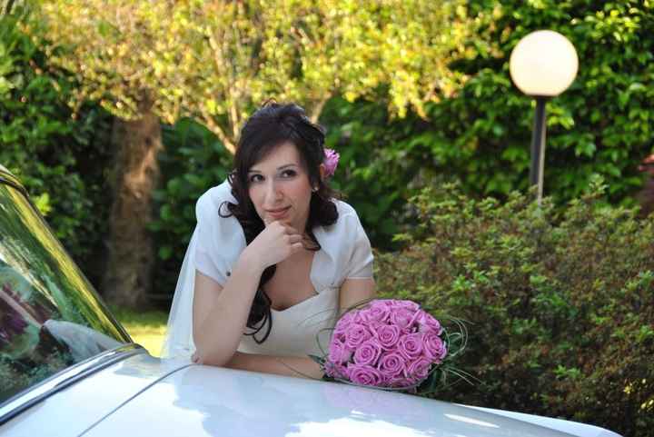 Foto di rito in giardino