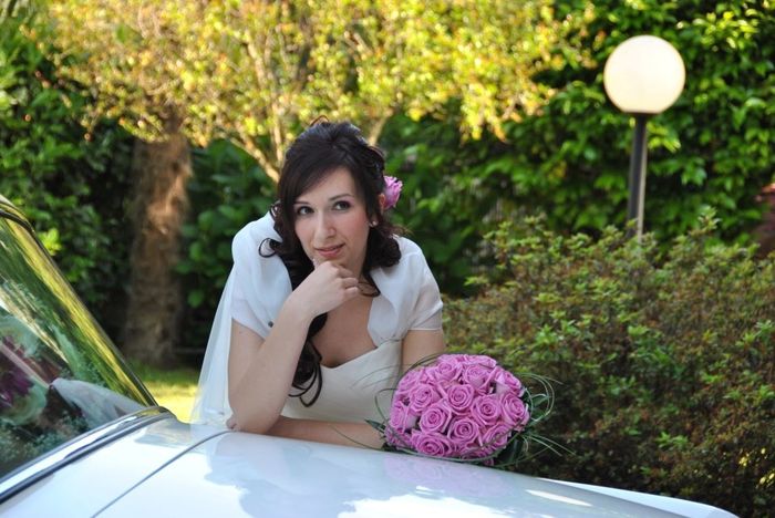 Foto di rito in giardino