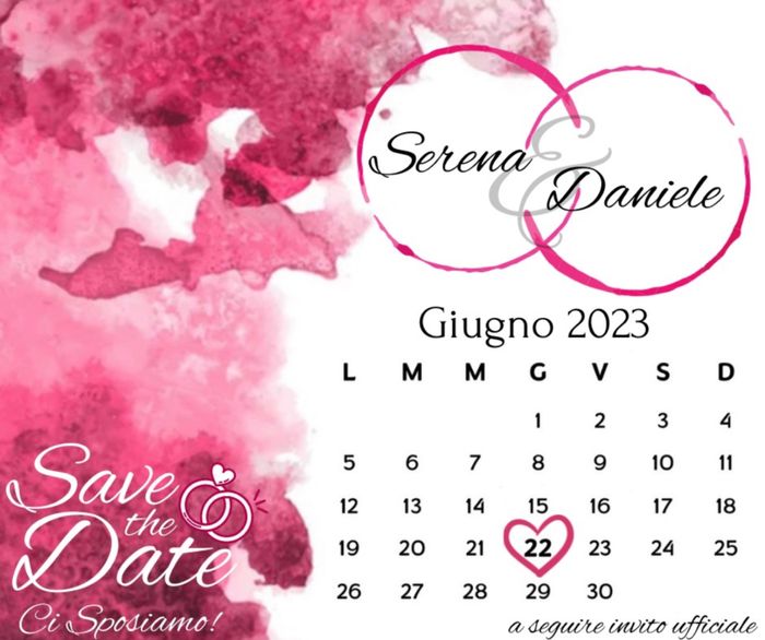 Save The date realizzati da me 🥰 2