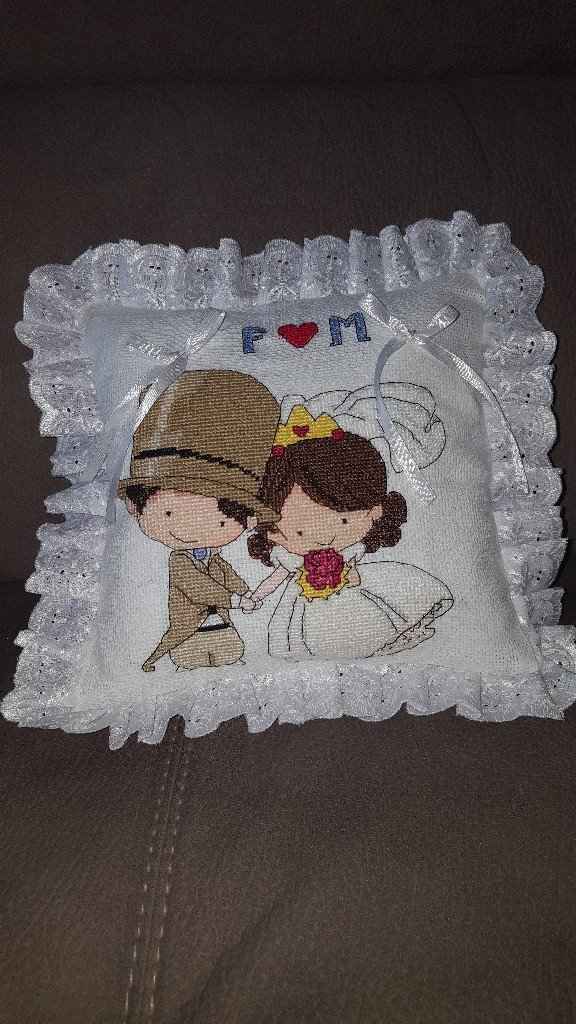 Il mio cuscino porta fedi finito!!!!! - 1