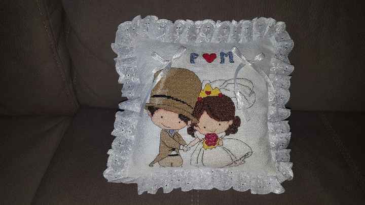 Il mio cuscino porta fedi finito!!!!! - 2