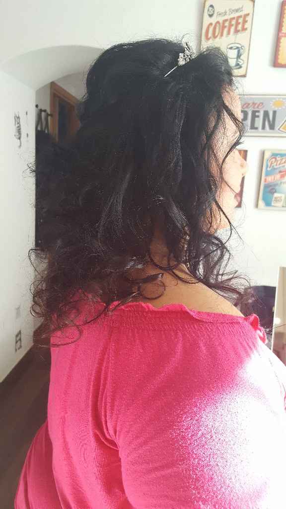 Prima prova trucco e acconciatura 😍 - 6