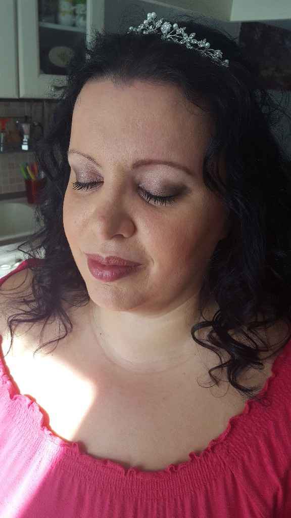 Prima prova trucco e acconciatura 😍 - 7