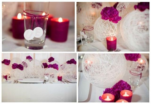 sfere bianche per decorazione location