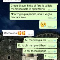 Condividi lo screenshot dell'ultimo messaggio che vi siete inviati - 1