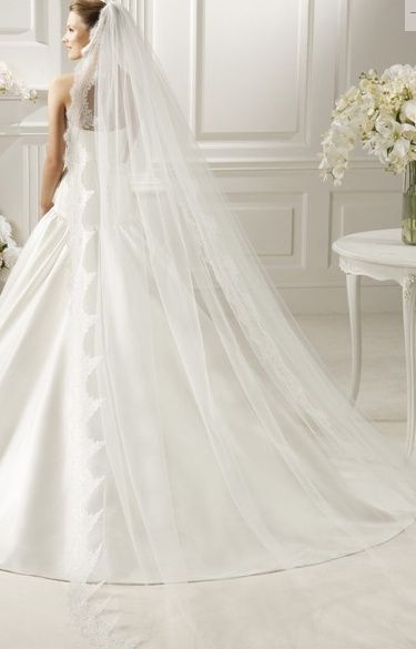 velo pronovias lungo con pizzo