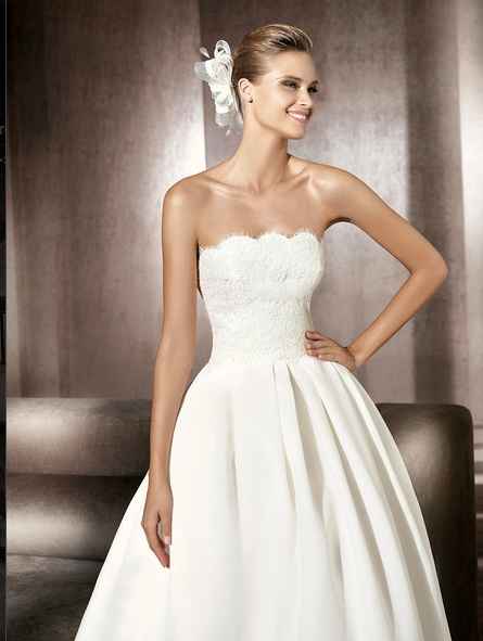 vestito esencia manuel mota - pronovias
