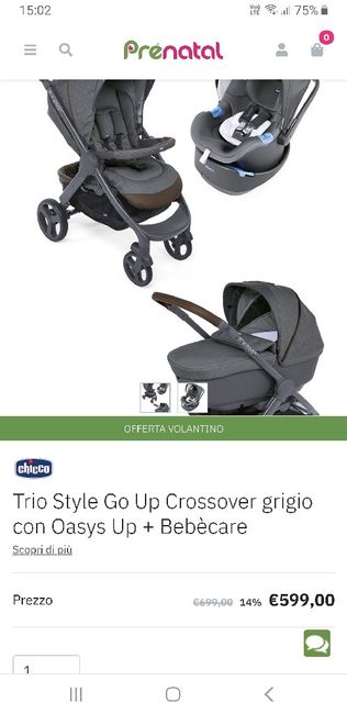 Chicco trio stylego - 1