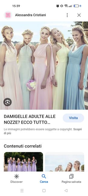 Damigelle adulte e abiti 1