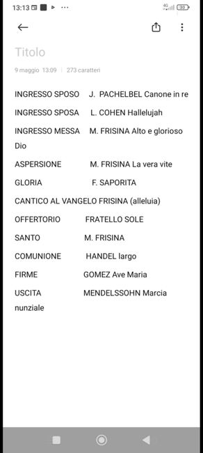 Musica Chiesa brani liturgici e non 1