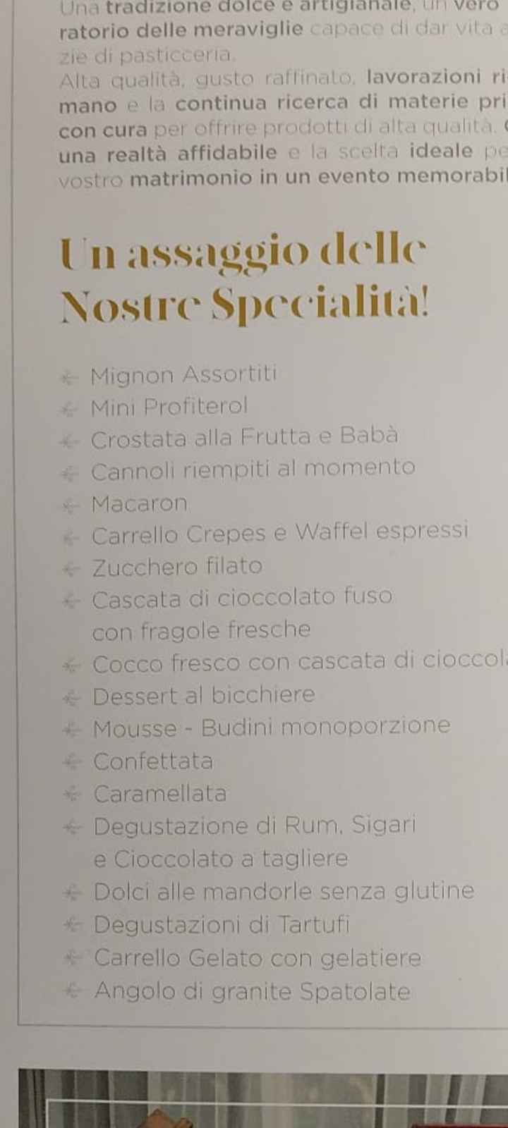 Buffet dolci e torta - 1