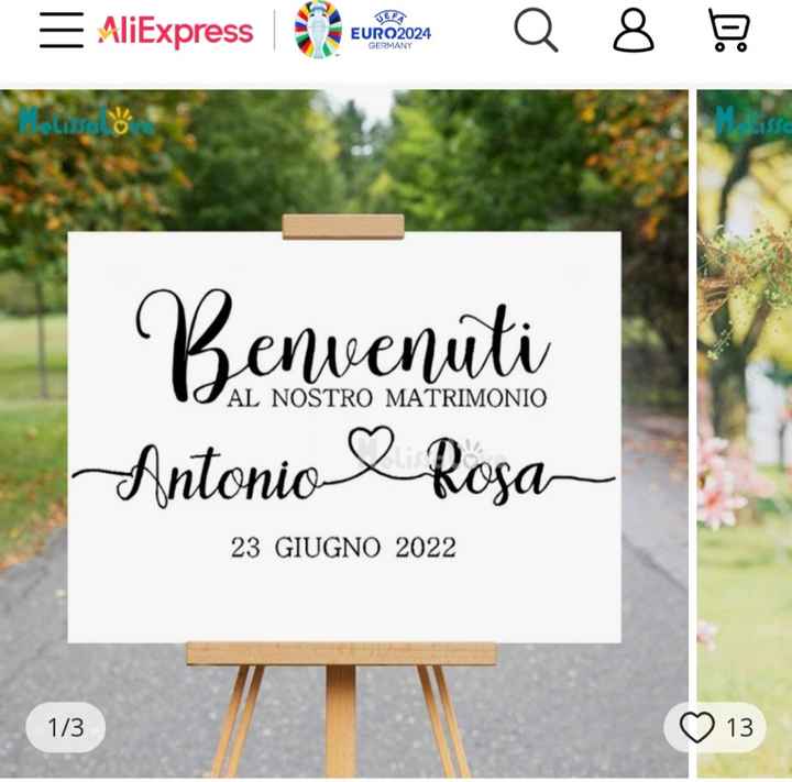 Cartello di benvenuto ospiti - 3