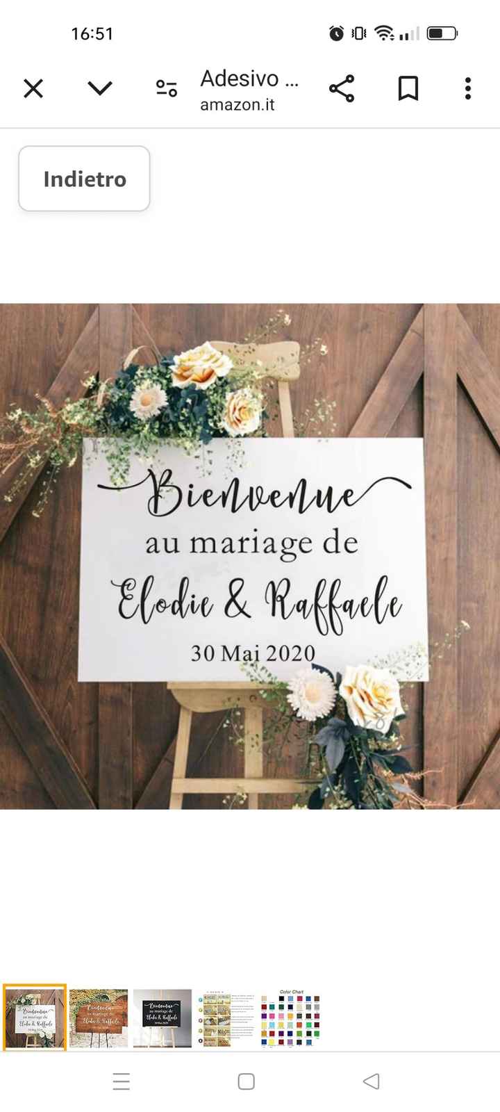 Cartello di benvenuto ospiti - 5