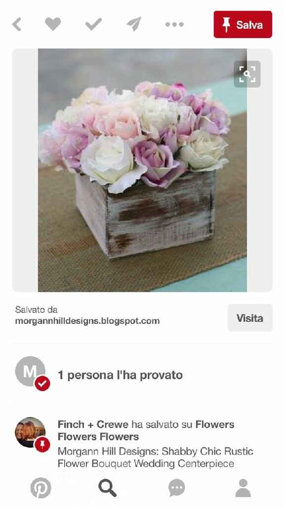 Centro tavola shabby - 2