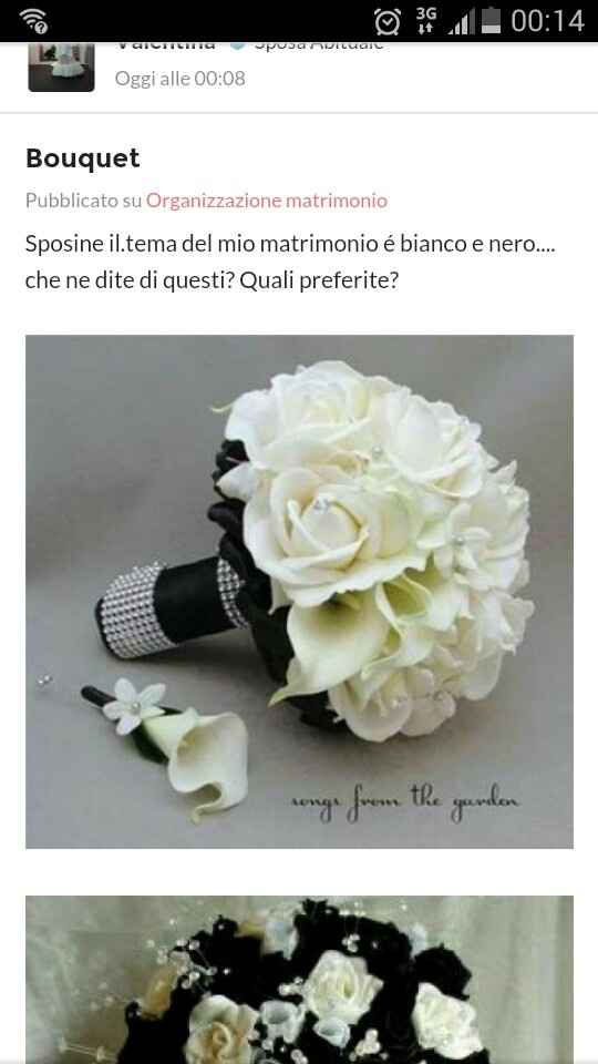 Quale bouquet hai scelto? - 1