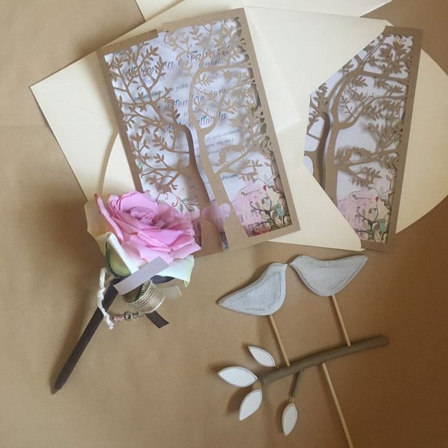 Centro tavola e tableau shabby e gatti 8