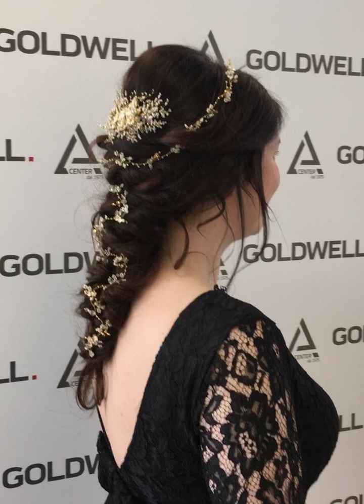 Finalmente la mia prima prova acconciatura 👰🏻 - 2