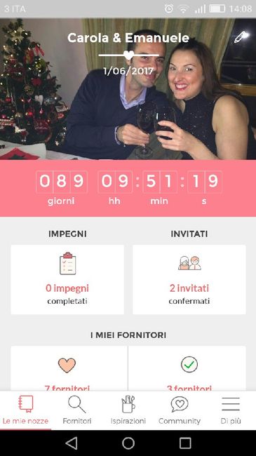 Quanti giorni mancano alle tue nozze? - 1