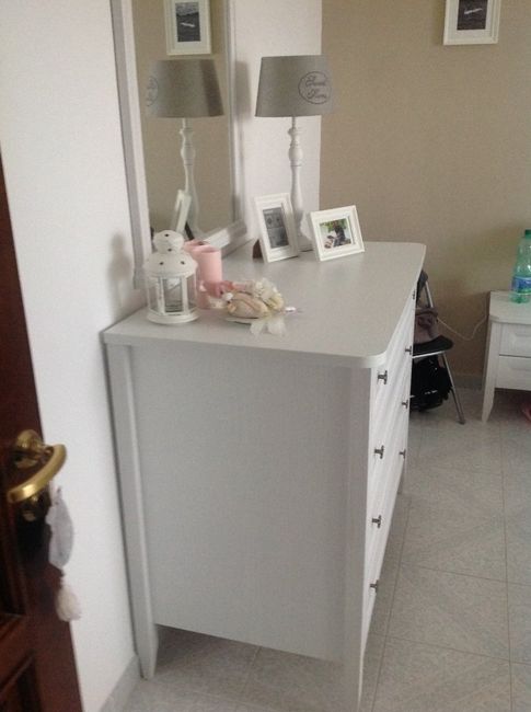 Cassettiera grande con specchio