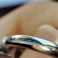 Anello Trilogy rovinato - 2