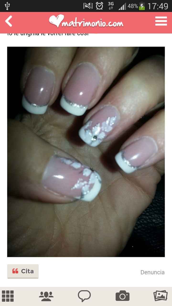 Foto unghie con gel per sposa - 1