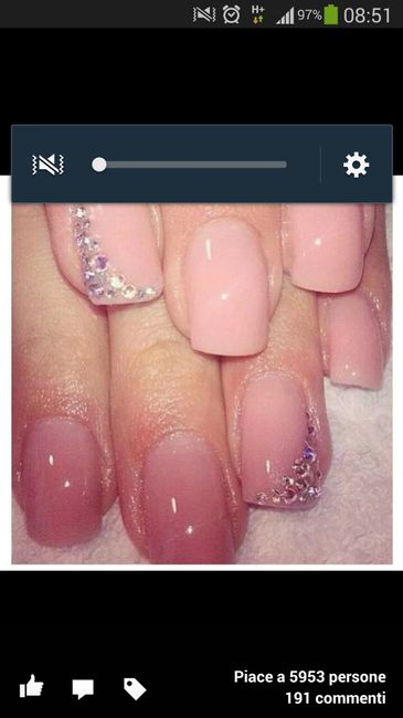 Foto unghie con gel per sposa - 3