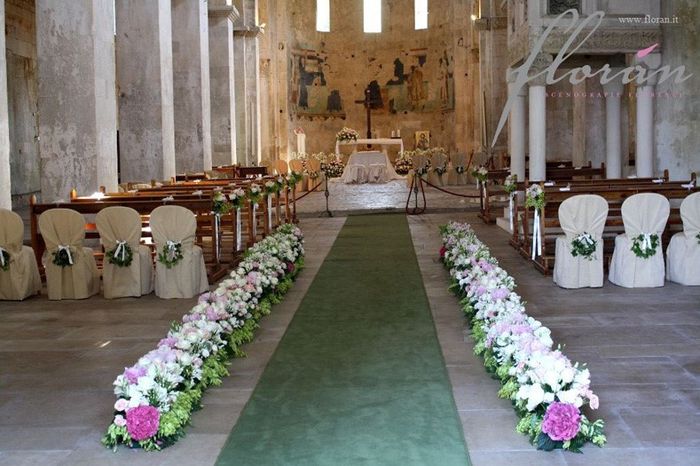 Rivestimento sedie in Chiesa