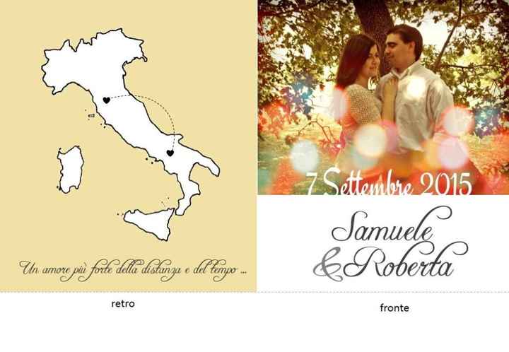 Fronte e retro. Il nostro è stato un amore a distanza...