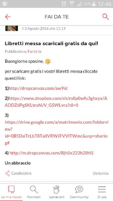 Libretto messa file cercasi! - 1