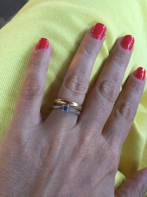 Anello di fidanzamento e fede - 1