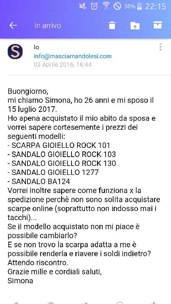 Scarpe mascia mandolesi - 1