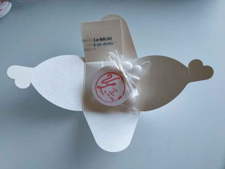 e anche le bomboniere sono pronte!!!🥳 - 1