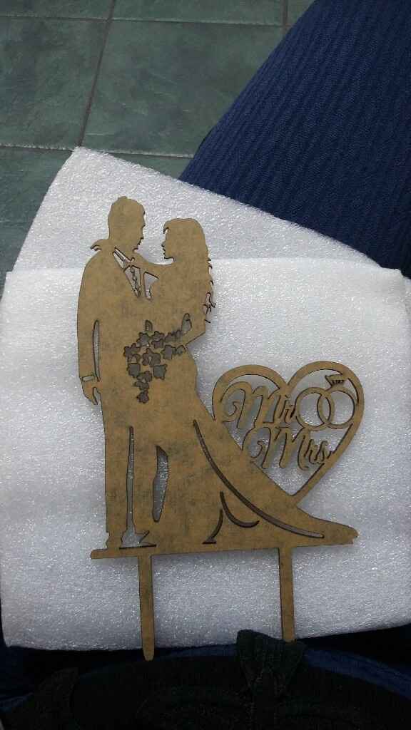 Cake topper numero 2 - 1