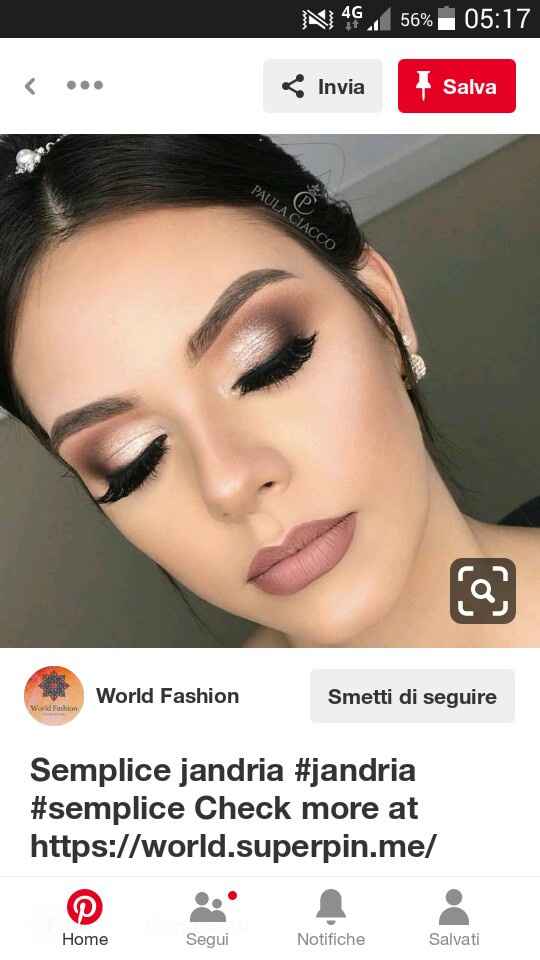 Pubblichiamo il nostro trucco sposa 😍😑🍀❤ - 1