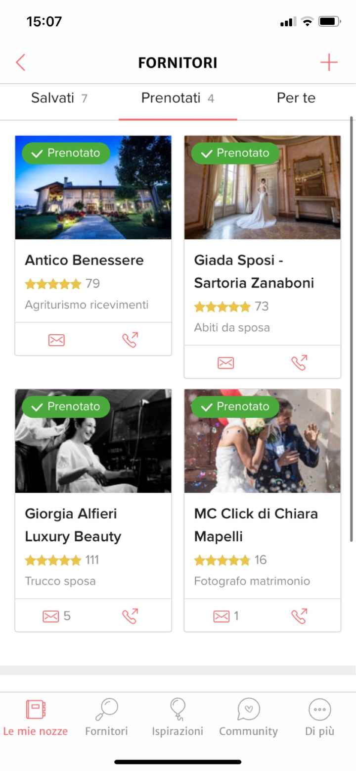 Condividi lo screenshot dei tuoi fornitori - 1