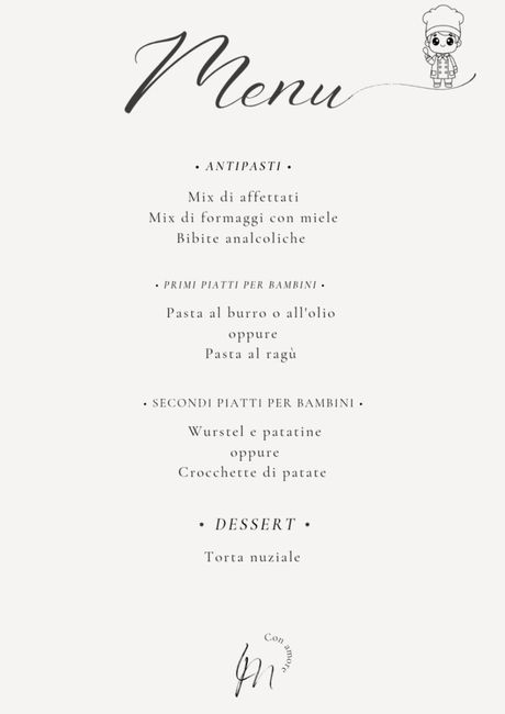 Cibo matrimonio serale - 1